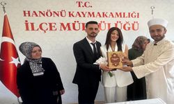 Hanönü’de müftü nikah kıydı: Erdim ve Esra’nın en mutlu günü