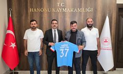 Hanönü Belediye Spor Kulübü’nden Kaymakam Emre Oktay’a Ziyaret
