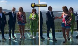 Taşköprü'nün eski kaymakamı Çenet, Demet Akalın'la Zorkun Cam Teras’ı tanıttı