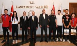 Kastamonulu Milli Sporcular, Vali Dallı'nın Misafiri Oldu