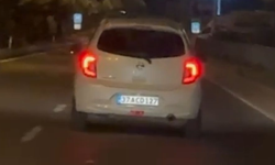Kastamonu'da tehlike saçan sürücüye ceza!