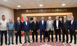Kastamonulu Belediye Başkanı Çetinkaya’ya Hemşehrilerinden Moral Ziyareti