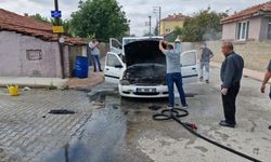 Komşu ilde korku dolu anlar: Seyir halindeyken alev aldı