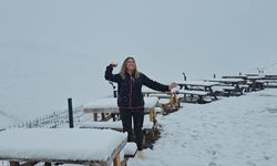 Kar yağışı başladı: Beyaza büründü!