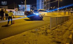 Kastamonu'da takla atan otomobil 100 metre sürüklendi