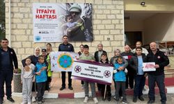 Özel Öğrenciler Taşköprü’de İtfaiye Haftasını Renkli Resimlerle Kutladı