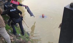 Karı koca kavgası: Çılgın koca, ırmağa atladı!