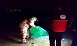 Kastamonu'daki barajda gece denetimi