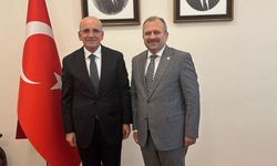 Kastamonu Milletvekili Uluay, Hazine ve Maliye Bakanı Şimşek ile Görüştü