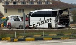 Kastamonu’da korku dolu anlar: Otobüs bir anda alev topuna döndü