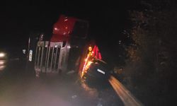 Kastamonu'da otomobilin üzerine devrildi: 2 yaralı var!