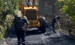 Kastamonu'nun ilçesinde yol bakım çalışmaları sürüyor