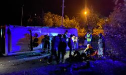 Taşköprü'de feci kaza! Tur otobüsü kaza yaptı: Yaralılar var!