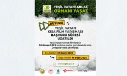 Yeşil Vatan Kısa Film Yarışması başvuru süresi uzatıldı