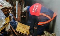 Odunlukta Çıkan Yangın Korkuttu!