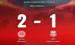 GMG Kastamonuspor, lider Batman'a 2-1 yenildi