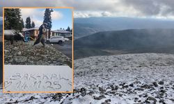 Kastamonu'da Ilgaz Dağı’na Mevsimin İlk Karı Düştü: Doğa Beyaza Büründü