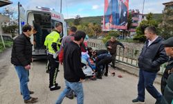 Kastamonu'da korkutan kaza: Kasksız sürücü başından yaralandı