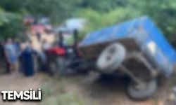 Kastamonu'da traktörün altında kalan sürücü yaralandı
