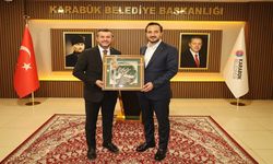 Kastamonulu iki başkan Karabük’te bir araya geldi