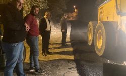 Kastamonu'nun ilçesinde asfalt çalışmalarını yerinde inceledi