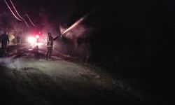 Kastamonu'nun ilçesinde gece saatlerinde alevler yükseldi