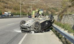 Zincirleme Trafik Kazası: Takla Atan Araçta 4 Kişi Yaralandı