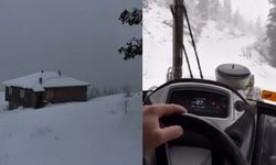 Kastamonu’da Koru Yaylası Beyaza Büründü: Yüksek Kesimlere Kar Uyarısı