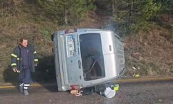 Kontrolden Çıkan Araç Takla Attı: 1 Yaralı