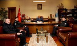 Taşköprü Emniyetinden Başkan Arslan’a nezaket ziyareti