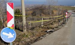 ‘Benim arazim’ dedi, Kastamonu’da grup yolu tek şeride düştü