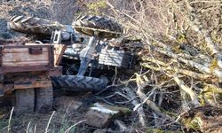 Traktör yine can yaktı: Traktör devrildi!