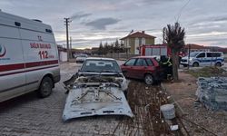 2 Otomobilin Çarpıştığı Kazada 1 Kişi Yaralandı