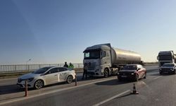 Facianın kıyısından dönüldü: LPG yüklü tanker otomobile vurdu