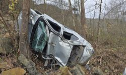 Feci Kaza: Otomobil Ormanlık Alana Devrildi, 1 Ölü 1 Yaralı
