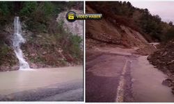 Kastamonu’da heyelan: İnebolu-Cide yolu kapandı