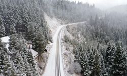 Ilgaz Dağı’nda Beyaz Örtü Çok Yakıştı: Ilgaz Havadan Görüntülendi