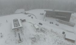Ilgaz Dağı'ndan yeni kar görüntüleri geldi: 20 santimetreye ulaştı