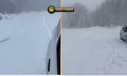 Kastamonu’da kar kalınlığı 20 santimetre oldu