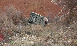 Kastamonu’da feci kaza: Araç şarampole yuvarlandı