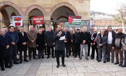 Kastamonu'da Gazze'deki insanlık dramı protesto edildi