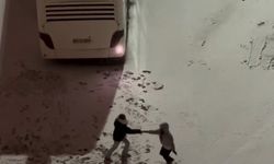 Kastamonu'da karın keyfini valsle çıkardılar