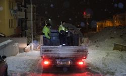 Kastamonu'da yoğun mesai: Karla mücadele aralıksız devam ediyor