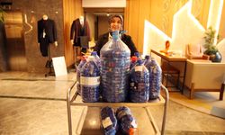 Kastamonu'daki otelde toplanan kapaklar, engellilere tekerlekli sandalye oluyor