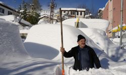 Kastamonu'nun ilçelerinde kar kalınlığı 1,5 metreyi aştı: Ortaya çıkan manzara şaşırttı