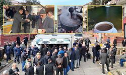 Kastamonu'nun ilçesinde gelenek sürdürüldü: Kara çorba ikram edildi