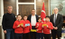 Kastamonu'nun yetenekli çocukları belediyede buluştu