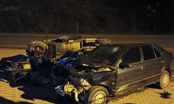 Patpat ile otomobil çarpıştı: Feci kazada 2 kişi yaralandı