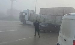 Sis Kazaya Neden Oldu: Otomobil Tırın Altına Girdi