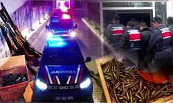 14 ilde silah ve mühimmat kaçakçılığına ağır darbe